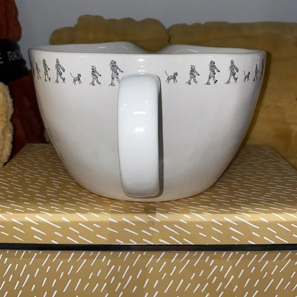 Rae Dunn Happy Halloween Batter Bowl White Ceramic - Brand New - Picture 9 of 9